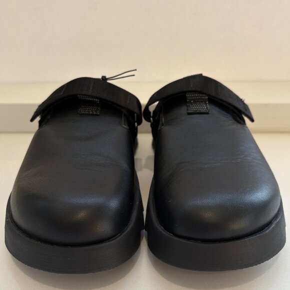 Sorel Viibe Clogs Leather Slip On Mules Black Size 7 NEW - Picture 4 of 8